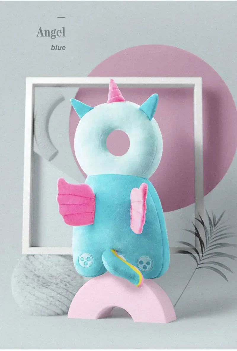 Baby Head Fall Protection Pad Cushion Cartoon Soft Security Pillows Backpack Newborn Headrest Security Pillows Backpack Toddler