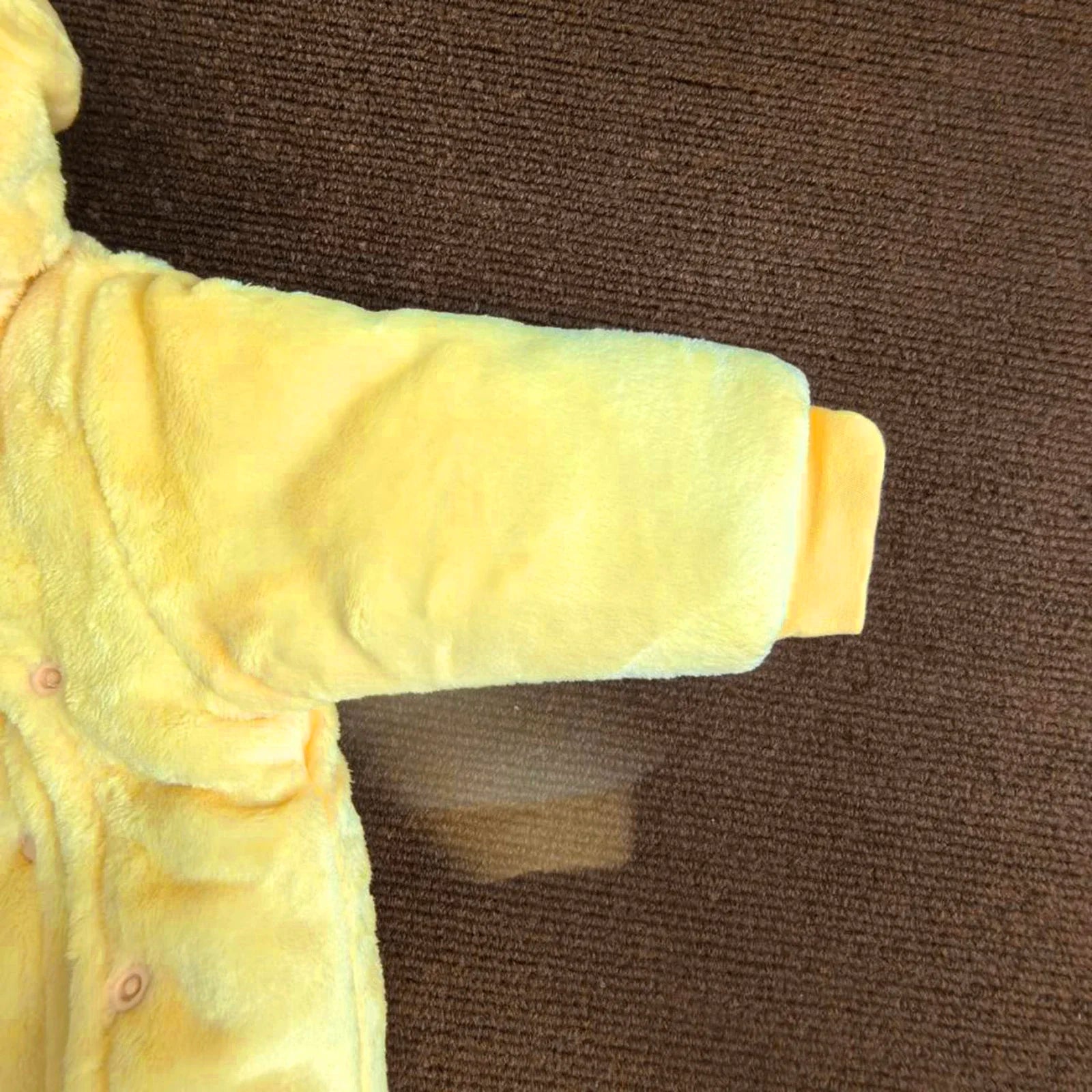 Baby Hooded Footie Romper Snap Up Fleece Snowsuit with Headband Foot Cover Jumpsuit Winter Cute Pattern Jumpsuit Outwear