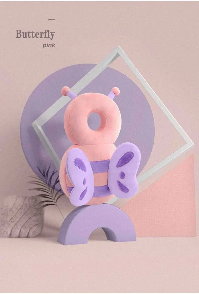 Baby Head Fall Protection Pad Cushion Cartoon Soft Security Pillows Backpack Newborn Headrest Security Pillows Backpack Toddler
