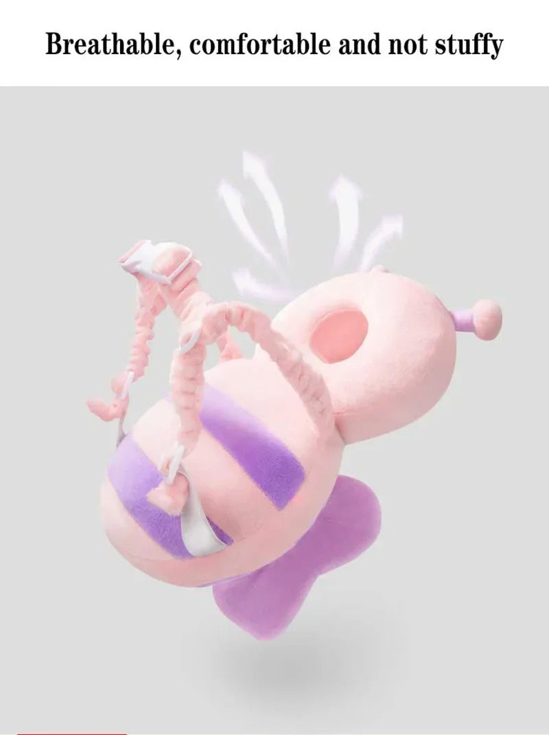 Baby Head Fall Protection Pad Cushion Cartoon Soft Security Pillows Backpack Newborn Headrest Security Pillows Backpack Toddler